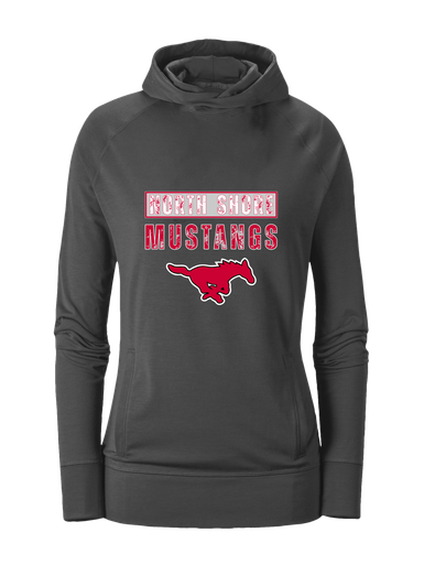 North Shore Mustangs Mascot #9 Women's Hoodie