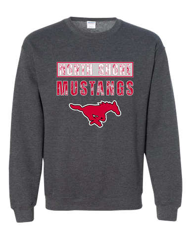 North Shore Mustangs Mascot #9 Men's Sweatshirt