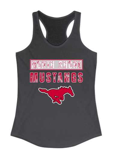 North Shore Mustangs Mascot #9 Women's Tank Top