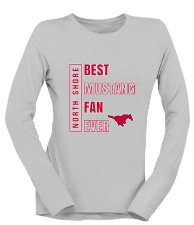 North Shore Mustangs Best Mustang Fan Women's LS T-Shirt