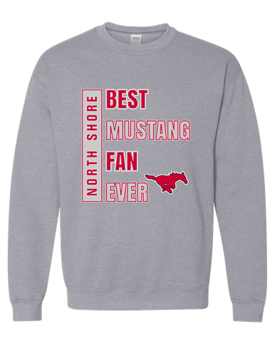 North Shore Mustangs Best Mustang Fan Men's Sweatshirt