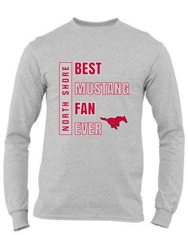 North Shore Mustangs Best Mustang Fan Men's LS T-Shirt