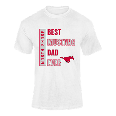 North Shore Mustangs Best Mustang Dad Men's Premium SS T-Shirt