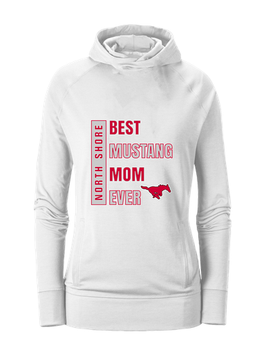 North Shore Mustangs Best Mustang Mom Women's Hoodie
