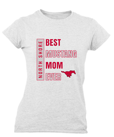 North Shore Mustangs Best Mustang Mom Women's Premium SS T-Shirt