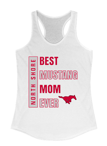 North Shore Mustangs Best Mustang Mom Women's Tank Top