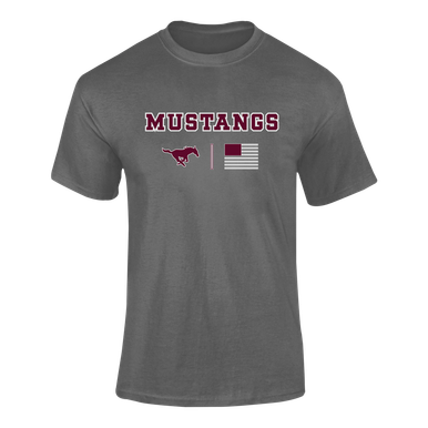 Clifton Mustangs Team Colors Flag Men's Premium SS T-Shirt