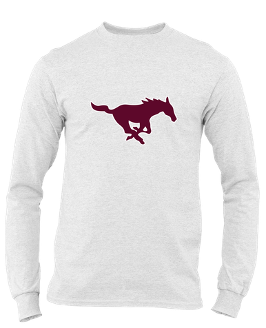 Clifton Mustangs Mascot #1 Men's Premium LS T-Shirt