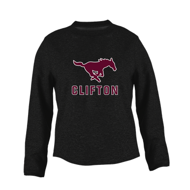 Clifton Mustangs Mascot #2 Women's Sweatshirt