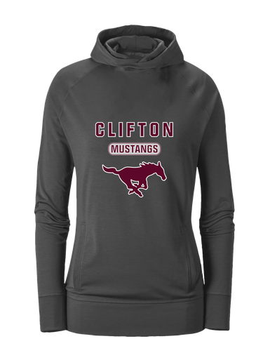 Clifton Mustangs Mascot #3 Women's Hoodie