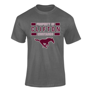 Clifton Mustangs Property Of Men's Premium SS T-Shirt