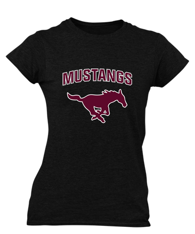 Clifton Mustangs Mascot #6 Women's SS T-Shirt