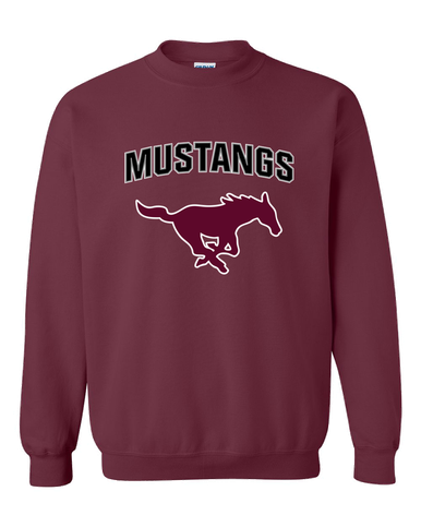 Clifton Mustangs Mascot #6 Men's Sweatshirt