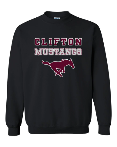 Clifton Mustangs Spirit Men's Sweatshirt