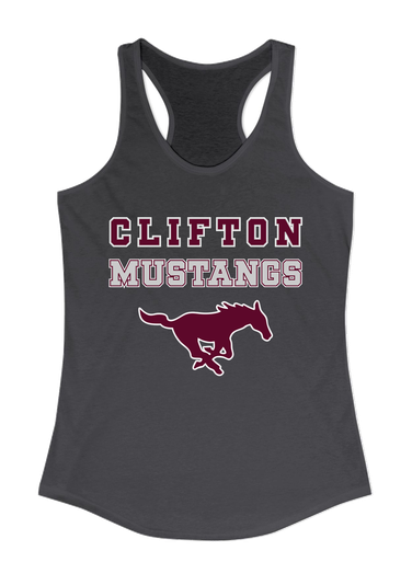 Clifton Mustangs Spirit Women's Tank Top