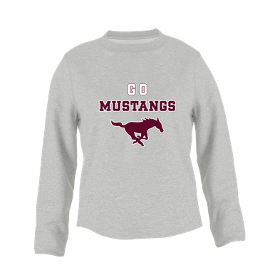 Clifton Mustangs Go Team Women's Sweatshirt