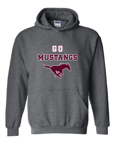 Clifton Mustangs Go Team Men's Hoodie