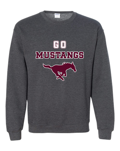 Clifton Mustangs Go Team Men's Sweatshirt