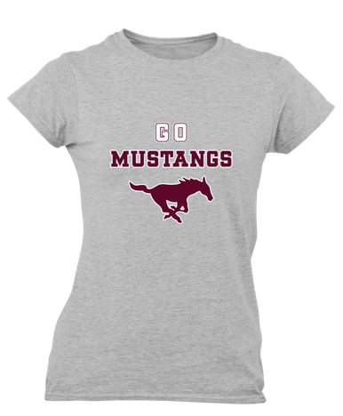 Clifton Mustangs Go Team Women's Premium SS T-Shirt