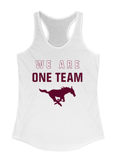 Clifton Mustangs We Are One Team Women's Tank Top