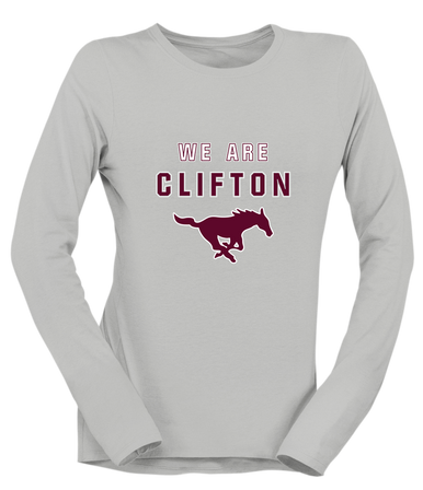 Clifton Mustangs We Are Women's Premium LS T-Shirt