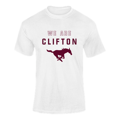 Clifton Mustangs We Are Men's SS T-Shirt