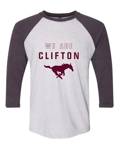 Clifton Mustangs We Are Men's Baseball T-Shirt