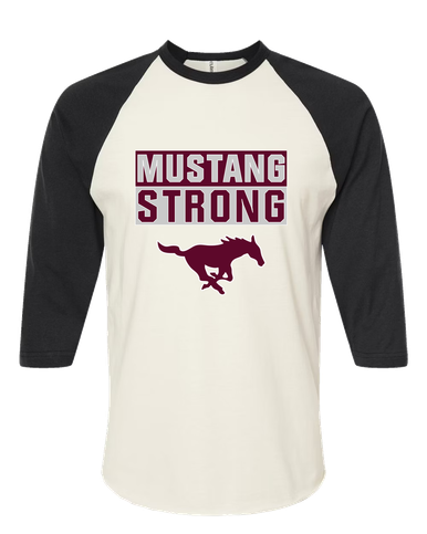 Clifton Mustangs Strong #1 Women's Baseball T-Shirt