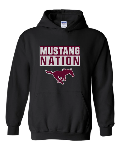 Clifton Mustangs Nation #1 Men's Hoodie