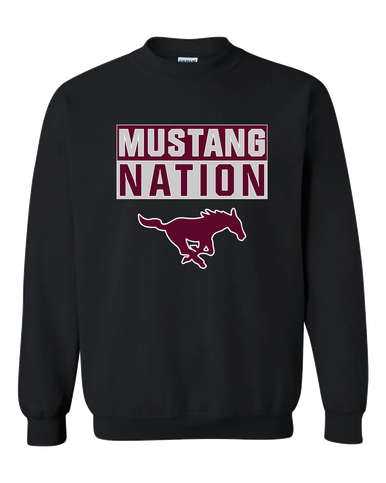 Clifton Mustangs Nation #1 Men's Sweatshirt