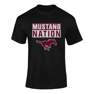 Clifton Mustangs Nation #1 Men's SS T-Shirt