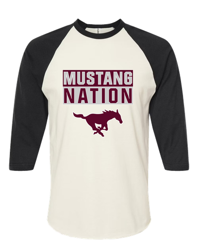 Clifton Mustangs Nation #1 Men's Baseball T-Shirt