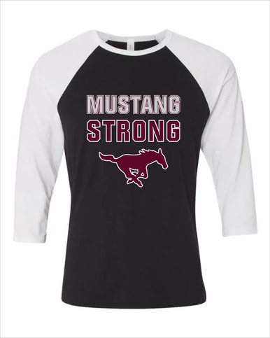 Clifton Mustangs Strong #2 Men's Baseball T-Shirt