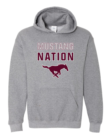 Clifton Mustangs Nation #2 Men's Hoodie