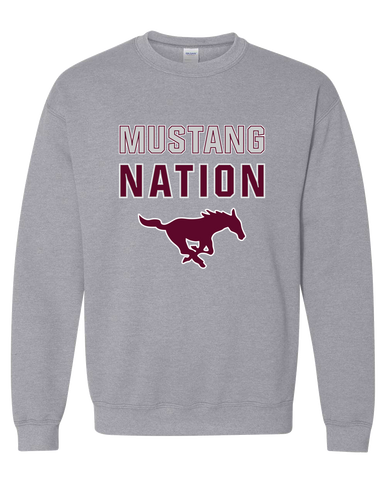 Clifton Mustangs Nation #2 Men's Sweatshirt