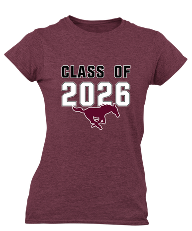 Clifton Mustangs Class of 2026 Women's SS T-Shirt