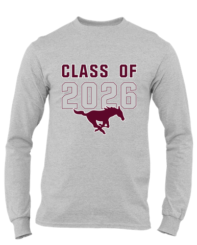 Clifton Mustangs Class of 2026 Men's Premium LS T-Shirt