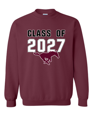Clifton Mustangs Class of 2027 Men's Sweatshirt