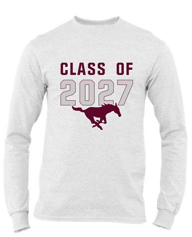 Clifton Mustangs Class of 2027 Men's Premium LS T-Shirt