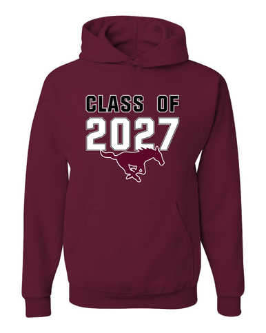 Clifton Mustangs Class of 2027 Men's Premium Hoodie