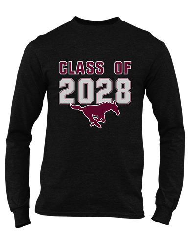 Clifton Mustangs Class of 2028 Men's Premium LS T-Shirt