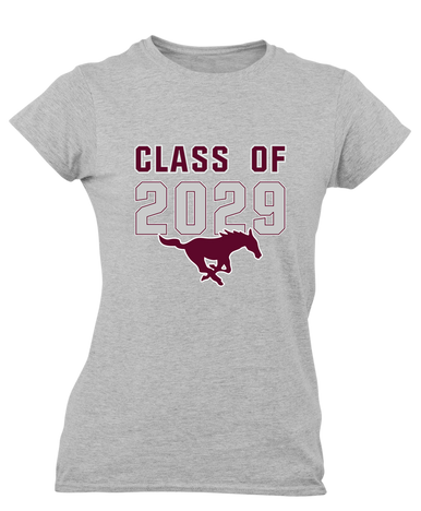 Clifton Mustangs Class of 2029 Women's SS T-Shirt
