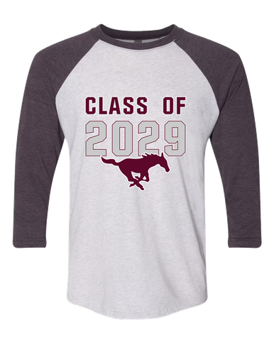 Clifton Mustangs Class of 2029 Men's Baseball T-Shirt