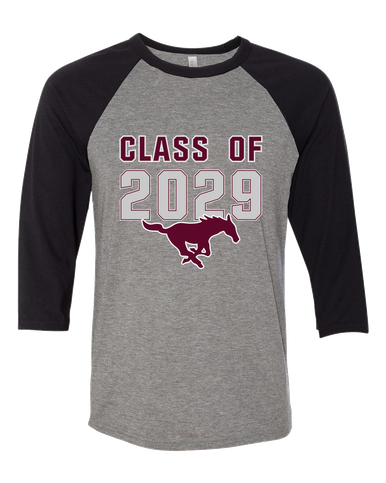 Clifton Mustangs Class of 2029 Women's Baseball T-Shirt