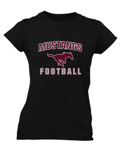 Clifton Mustangs Football #1 Women's SS T-Shirt