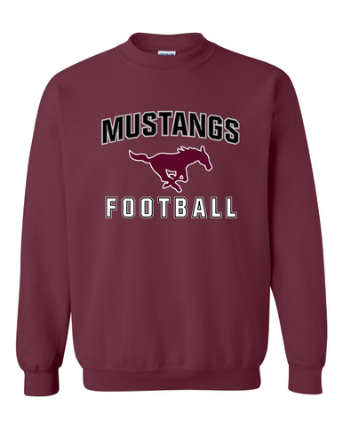 Clifton Mustangs Football #1 Men's Sweatshirt