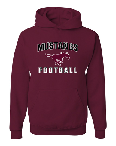 Clifton Mustangs Football #1 Men's Premium Hoodie