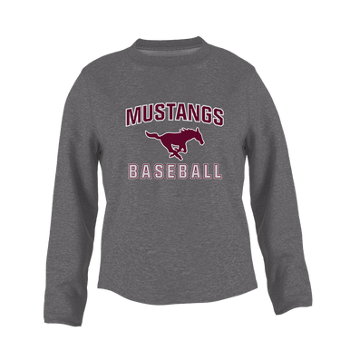 Clifton Mustangs Baseball #1 Women's Sweatshirt