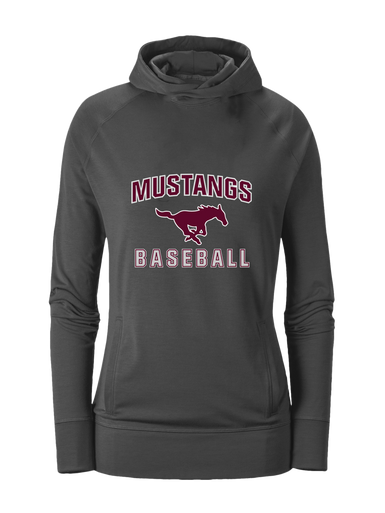 Clifton Mustangs Baseball #1 Women's Hoodie