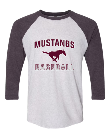 Clifton Mustangs Baseball #1 Men's Baseball T-Shirt
